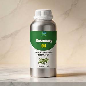 Huile capillaire de romarin 100 % pure et naturelle en gros, petits flacons d'huile essentielle pour les soins capillaires cosmétiques - Product Image 1