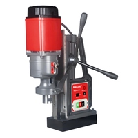 Perceuse magnétique BAOJIE BJ-49RCE à 3 vitesses, 49 mm, portable, pour perçage et taraudage de métaux, pour structures en acier