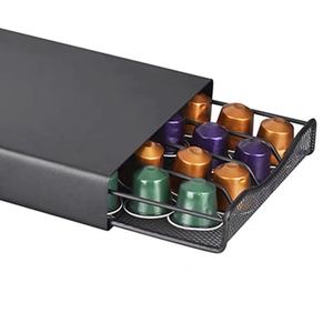 뜨거운 판매 금속 블랙 40pcs Koffie 컵 <span class=keywords><strong>Nepresso</strong></span> 캡슐 홀더 - Product Image 4