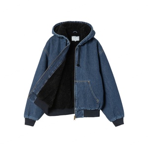 Veste Courte en Jean pour Femme, Nouvelle Collection Automne-Hiver, Tendance, Effet Délavé, Doublure Polaire Épaisse - Product Image 6