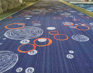 Manufacture Modern Pattern 3D Printed Star Hotel Carpet Wall to Wall <b>Banquet</b> Hall Billiards Room Broadloom Carpets - Product Image 1