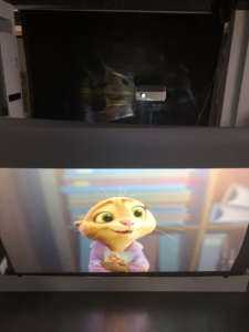 Phim đen tự nhiên quảng cáo lớn hình ba chiều phía sau chiếu phim của <span class=keywords><strong>Showcase</strong></span> - Product Image 6