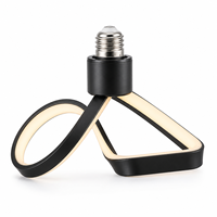 Ampoule LED décorative NEXcell 10W en forme de boucle et de triangle, culot E26 ou E27, pour éclairage suspendu de café et d'hôtel