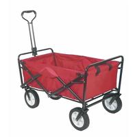 Chariot pliable compact à 4 roues pour le camping, les pique-niques, les voyages et les sports