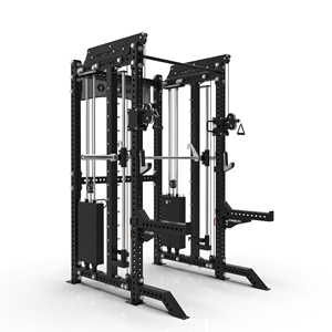 Máquina de Gimnasio <span class=keywords><strong>Multifuncional</strong></span> Crossmax Commercial All-in-One Power Rack con Entrenador Funcional y Relación 2:1 de Intercambio Frontal y Trasero - Product Image 1