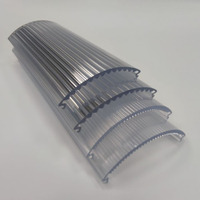 Diffuseur de lumière LED en polycarbonate de style chinois moderne de haute qualité, abat-jour de remplacement, tube lumineux en PC, couvercle de luminaire