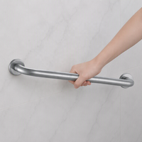 Barre d'appui de douche en acier inoxydable 304, barre de poignée de salle de bain brossée barre d'appui de sécurité pour les handicapés
