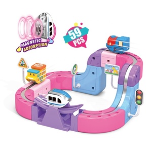 2026 Novedad: Set de Bloques de Construcción Magnéticos de Levitación Personalizados al por Mayor, con Pista de <span class=keywords><strong>Tren</strong></span> y Balancín, Kit de Juguetes DIY STEM para Niñas - Product Image 1