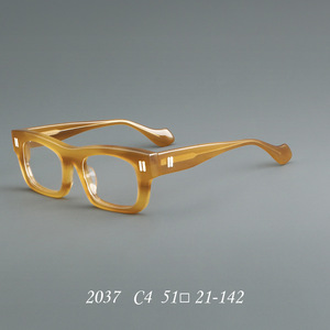 2037 עובי אצטט מרובע משקפיים מסגרת פופולרי rvetopia presbyopia משקפיים גברים נשים רטרו מרשם מחזה - Product Image 5