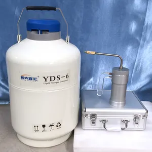 Minipistola pulverizadora de nitrógeno líquido criogénico, suministro de 300 ml, 500ml, 9 cabezales de cobre, instrumento opcional, precio