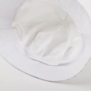 Kỳ nghỉ Du Lịch Ngoài Trời bên bé gái dễ thương Sun Proof lớn vành bé gái trẻ mới biết đi cô gái thực vật in xô hat - Product Image 6