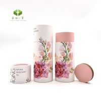 Tube de déodorant en papier bambou, conteneur de déodorant biodégradable, tube de papier push up, emballage de conception