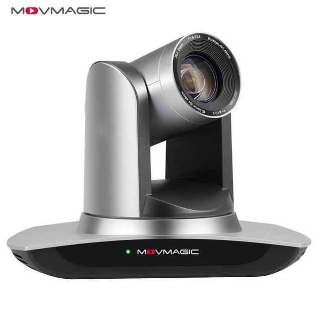 Movmagic Full HD PTZ Camera 20UH AI Panoramic Smart Tracking High-Speed Pan/Tilt Rotation 20x Zoom Lens Metal Body for