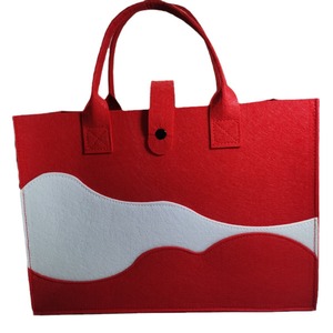 Sacs de rangement en feutre de laine écologiques et durables, fabrication directe d'usine, logo personnalisé, pratiques, pliables, multifonctionnels, capacité de 10 L, sac de shopping - Product Image 2