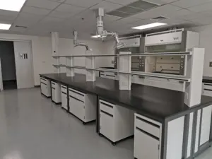 Okul laboratuvar mobilyası paslanmaz çelik bilimsel oda laboratuvar masası