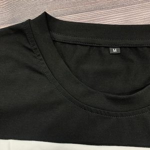 Sérigraphie personnalisée style quotidien col O ourlet incurvé Fitness Tee femmes 180Gsm léger luxe t-shirts unisexe - Product Image 5