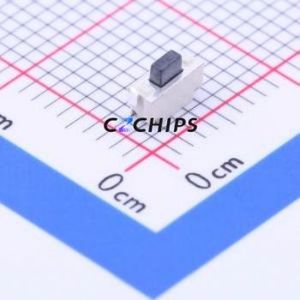 1TS003B-1600-3500A-CT Tactile Switch SMD,2x4mm Switch Single Pole Single Throw Rectangle Button 1.6N Horizontal Mount - Product Image 1