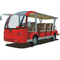 리튬 배터리 구동 14 석 전기 관광 개인 셔틀 버스