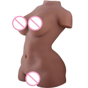 Nouveau design Jouets de masturbation anale en TPE, poupée réaliste avec fesses volumineuses, vagin et double canal, godet de masturbation pour hommes, poupée d'amour masculine - Product Image 6