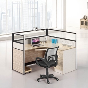 <span class=keywords><strong>Separadores</strong></span> de panel modernos para reuniones de 4 personas, mesa de trabajo de <span class=keywords><strong>oficina</strong></span> de 6 plazas, partición modular, baratos - Product Image 3