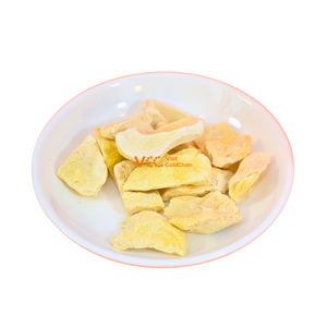 ทุเรียนอบแห้งฮาลาล รสกรอบ ริ6 มุนทอง รับผลิตแบบ OEM มาตรฐาน BRC |   ขนมของขวัญสุดหรูสำหรับร้านปลอดภาษีและอีคอมเมิร์ซ - Product Image 1