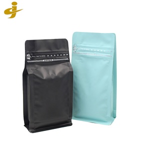 Bolsa de café con válvula, 35/40/50/60 micras de grosor, plástico, color negro, 500g - Product Image 1