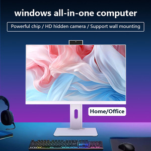 High Quality 23.8 27inch All-In-One PC Desktop i3 i5 i7 i9 16GB 512GB 1TB LCD Desktop AIO <strong>Computer</strong> PC For Gaming Office Business - Product Image 2