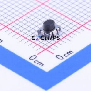 SKTHBAE010 Tactile Switch SMD,3.2x3.5mm Switch Single Pole Single Throw Oval Button Vertical Mount 3.5mm - Product Image 1
