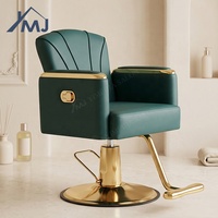 Chaise de Barbier Pivotante pour Salon de Coiffure, Tabouret de Coiffure, Chaise d'Attente