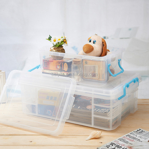 Grandes cajas de almacenamiento, cajas de plástico, cajas de almacenaje con tapa - Product Image 1