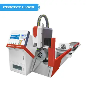 The Newest 6M Or 9M Metal Tube Cnc Fiber Laser Cutting Machine Cut Round &Amp Square Shape Tube