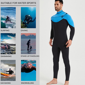 Bán buôn 3/2mm <span class=keywords><strong>Neoprene</strong></span> ngực Zip lướt Wetsuit cho nam giới phụ nữ Windproof bodysurf đầy đủ phù hợp với - Product Image 4