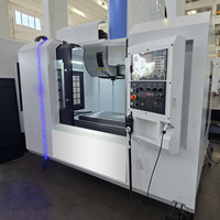 Centro de Mecanizado CNC Vertical de Servicio Mediano VMC855 Tipo Caja, Mesa de Trabajo de 800*550mm, BT40 24T, Fresadora de Metal y Acero, ATC, Control GSK