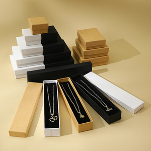 All'ingrosso Logo personalizzato di lusso blu coperchio e scatole Base orecchini anelli collana scatola di gioielli - Product Image 6