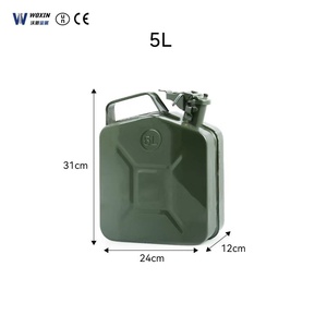 WOXIN 20 Litres Wavian Style OTAN Jerrycans en <span class=keywords><strong>métal</strong></span> 5l 10l <span class=keywords><strong>20l</strong></span> Outils portables pour véhicule essence diesel - Product Image 3