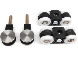 8-10mm kaca Interior kaca geser pintu kaca perumahan <span class=keywords><strong>Roller</strong></span> untuk bingkai kurang kaca pintu <span class=keywords><strong>Roller</strong></span> - Product Image 4