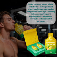 Sachet d'électrolytes portable liquide oral - Réhydrate et reconstitue le sodium et le potassium pour la récupération après la déshydratation - Direct usine