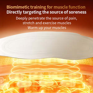 EMS massaggiatore addominale intelligente con protezione per la vita con riscaldamento della febbre, massaggiatore per la colonna lombare microcorrente a casa - Product Image 2