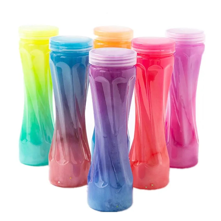 Kristal inci çamur sihirli balçık oyuncaklar renkli kabarık köpük macun hamuru bulut kil şişe çocuklar için eğitici oyuncaklar