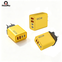 Charger Dinding Elektrik 65W Laris Manis 2 USB 2 Type-c 5V1A QC3.0 PD3.0 Proteksi Colokan EU US Adaptor Catu Daya Ponsel