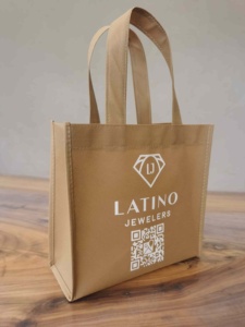 Custom Logo <b>Printed</b> Wholesale <b>Large</b> Reusable Colourful Non-Woven Shopping Tote Bags - Product Image 2