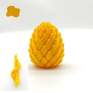 Creative 3D Printed Dragon <b>Egg</b> Toy Rotating Deformation Stress Relief Slime Ball Kids Gift Fidget Toy - Product Image 3