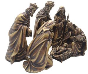 2020 مخصص المنزل الديكور الغربي الراتنج مجموعة عيد الميلاد عيد الميلاد الدينية والتماثيل - Product Image 4