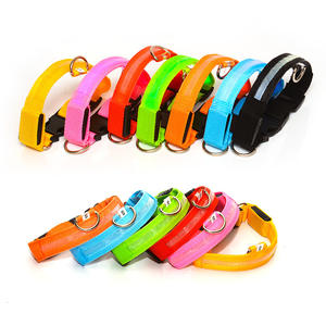 Leuchtendes USB-Aufladbares LED-Hundehalsband mit Polyester-Drahtgeflecht, Dehnbar, Großhandel ab Werk - Product Image 5