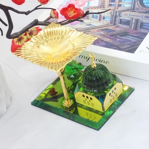 Parasol de soleil en verre cristal personnalisé, design mosquée musulmane, souvenir de mariage Ramadan, durable et réutilisable pour usage intérieur - Product Image 1