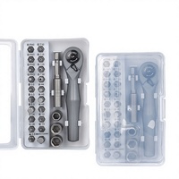 Set Obeng Ratchet 25 in 1 dengan Bit yang Dapat Diganti Torx Phillips untuk Perbaikan Rumah dan Penggunaan DIY
