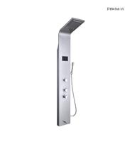 Douche solaire en acier inoxydable pour salle de bain, mitigeur, panneau de douche intelligent à effet pluie