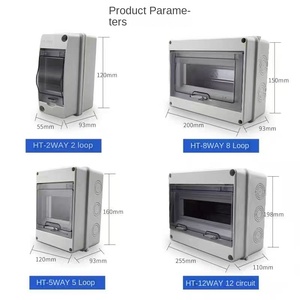 Boîtier de distribution extérieur étanche en plastique ABS HT2, niveau de protection IP65, pour instruments électroniques - Product Image 4