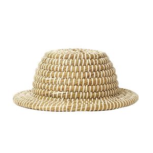 Sombrero de Paja Tejido a Mano, Sombrero de Sol Estilo Marinero, Gorra de Playa Tejida para Viajes al Aire Libre - Product Image 2