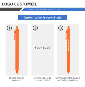 Bks Logo Cán Bút Có Thể Thu Vào Mực Đen Biểu Tượng Tùy Chỉnh Quảng Cáo Bút Quà Tặng Nhựa Dễ Thương Thiết Kế 0.5Mm Điểm Giữa Ghi Chú Trường - Product Image 3